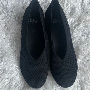 Eileen Fisher Women's Comfy mesh slip on ballet flat